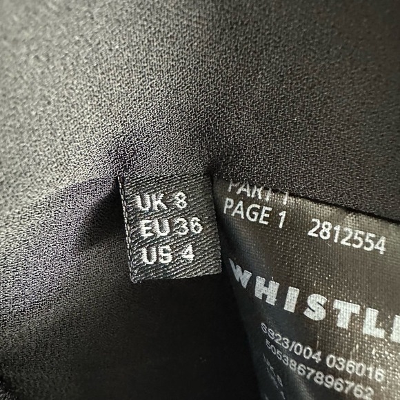 Whistles Classic Leopard Shirred Long Sleeve Mini Dress Size US 4 - Picture 3 of 11